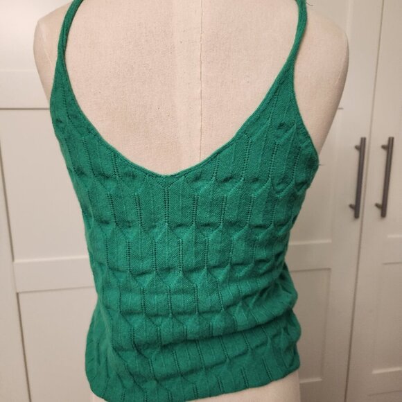 Shein Green Cami Knit Sleeveless Casual Tank Top Size XL - Picture 5 of 7